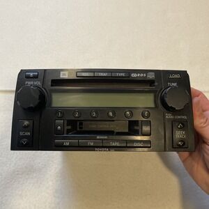 TOYOTA JBL Radio Stereo OEM Tape Cassette CD Player Serial # 49719 Factory AM FM